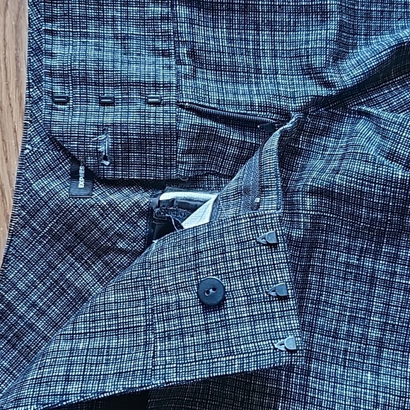 Express Design Studio Editor Black White Twill Stretch Capri Pants Womens Size 0 - Picture 5 of 14